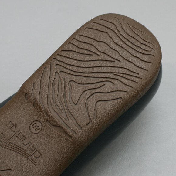 Dansko 40 Ladies 9.5-10 Larisa Navy Blue Milled Nappa Leather Shoes Flats Loafer - Picture 11 of 12